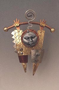 Balancing Act Brooch