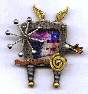 TV Brooch