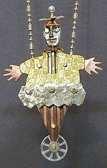 Unicycle Brooch/Pendant