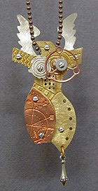 Winged NIke Brooch/Pendant