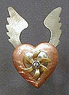 Flying Heart Brooch